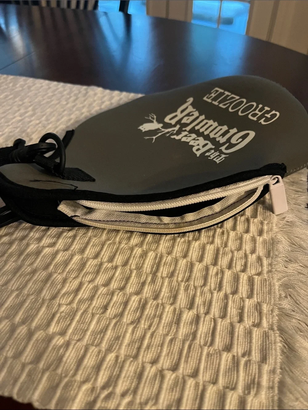 Black Beer Growler Insulated Carrier